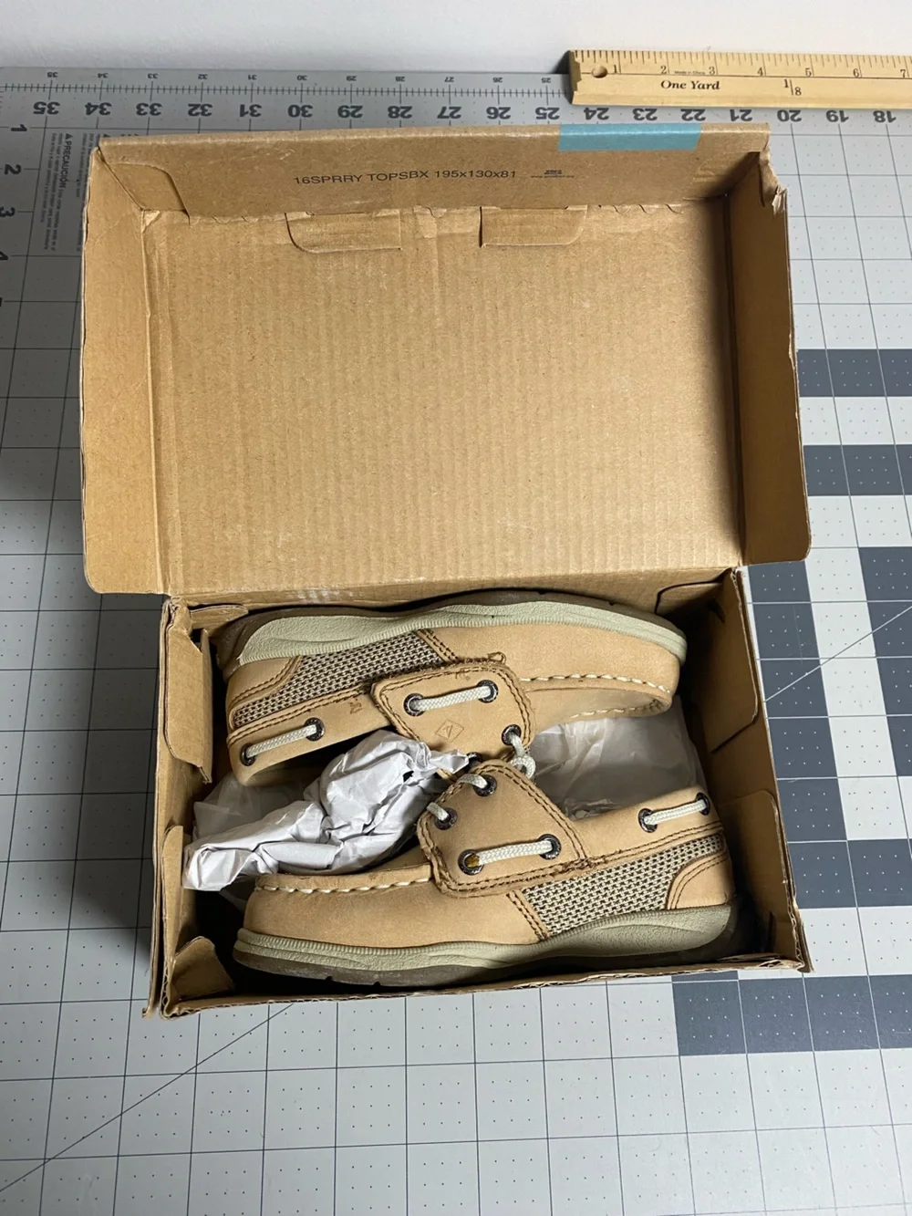 Girls Interpid Jr Tan Sperry Boat Shoes - Casual Slip-On Comfort